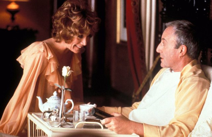 Peter Sellers y Shirley MacLaine en Bienvenido Mr. Chance