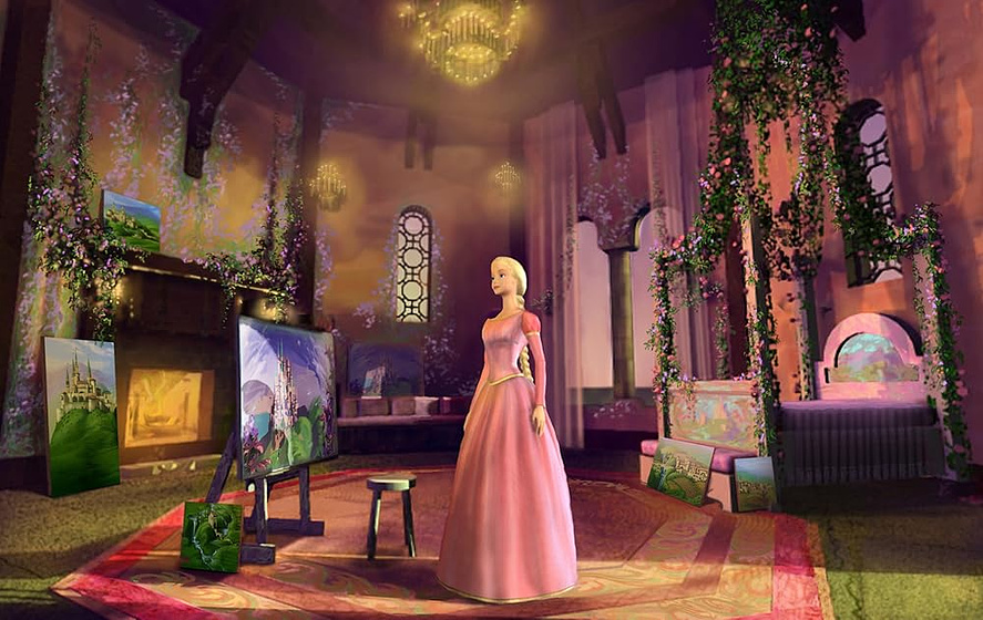Imagen de barbie-en-princesa-rapunzel