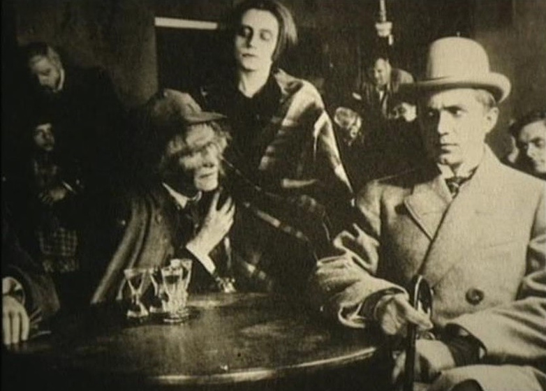 Conrad Veidt y Bela Lugosi en La Cabeza de Jano