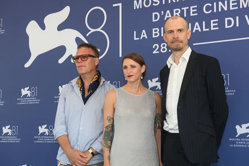 Lisa Lindgren, Göran Olsson y Tobias Janson en israel-palestina-on-swedish-tv-1958-1989 (Festival de Venezia. Agosto 2024)