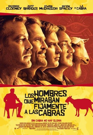 Imagen de los-hombres-que-miraban-fijamente-a-las-cabras (Cartel)