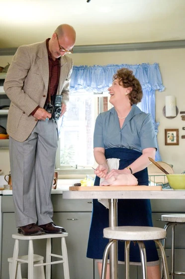 Stanley Tucci y Meryl Streep en julie-y-julia