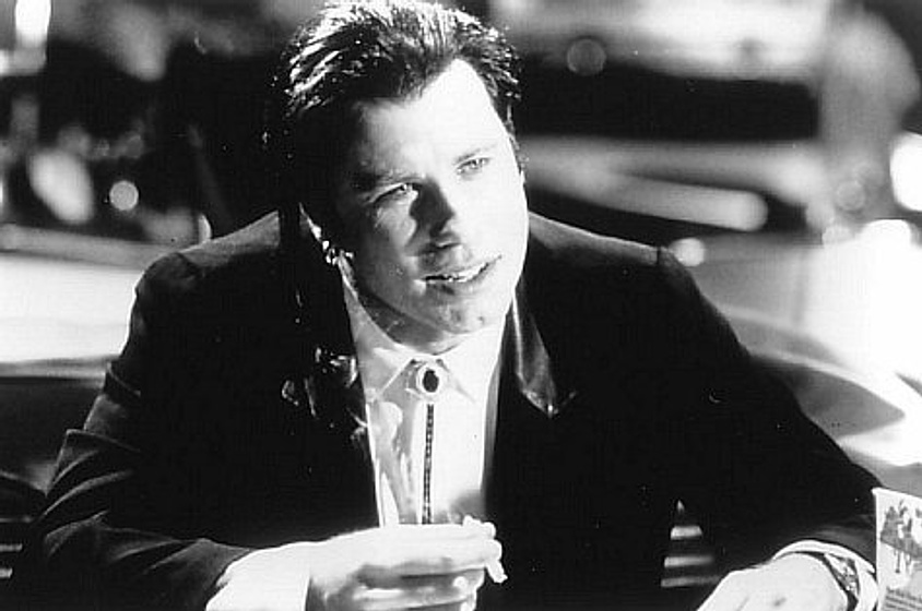 John Travolta en Pulp Fiction (Vincent Vega)