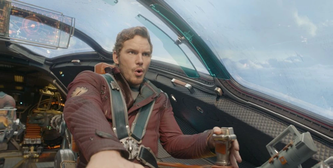 Chris Pratt en guardianes-de-la-galaxia