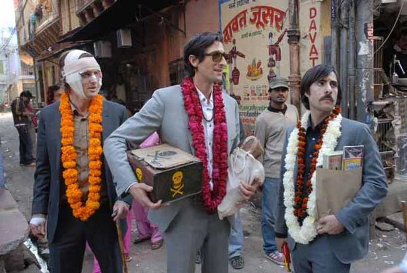 Owen Wilson, Adrien Brody y Jason Schwartzman en viaje-a-darjeeling