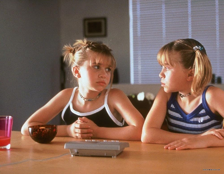 Ashley Olsen y Mary-Kate Olsen en un-papa-de-pelicula