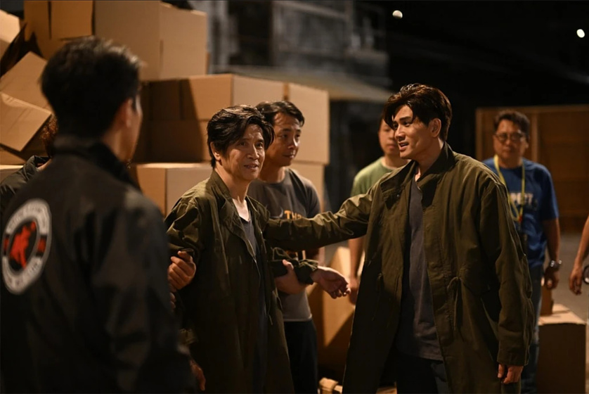 Wei Tung y Philip Ng en Stuntman