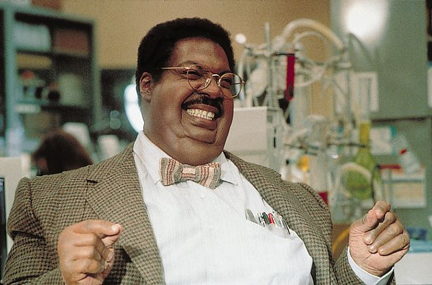Eddie Murphy en El Profesor Chiflado 2: La Familia Klump