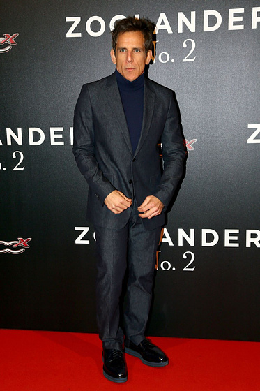 Ben Stiller en Zoolander 2 (Premiere en Roma. Enero 2016)