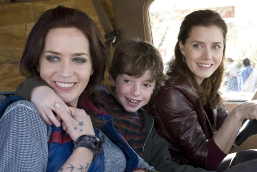 Amy Adams, Emily Blunt y Jason Spevack en sunshine-cleaning