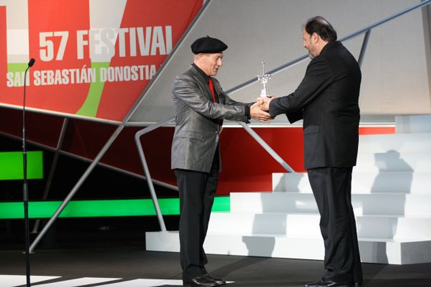 Josep María Pou y Ian McKellen en Tonto quien lo lea (Sir Ian Mckellen - Premio Donostia )