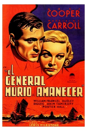 Poster de El General Murió al Amanecer