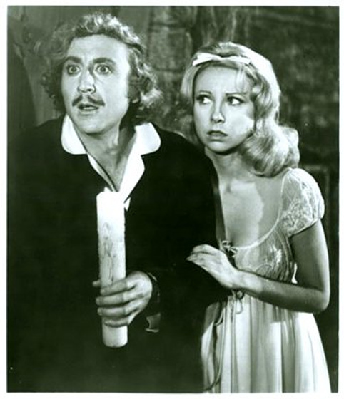 Gene Wilder y Teri Garr en El Jovencito Frankenstein