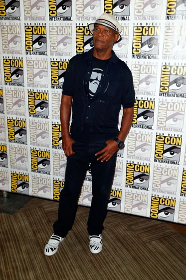 Samuel L. Jackson en vengadores-la-era-de-ultron (Comic con 2014)