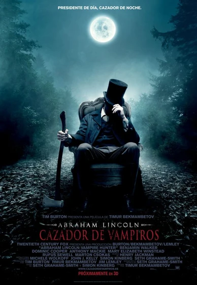 Imagen de abraham-lincoln-cazador-de-vampiros (Cartel teaser)