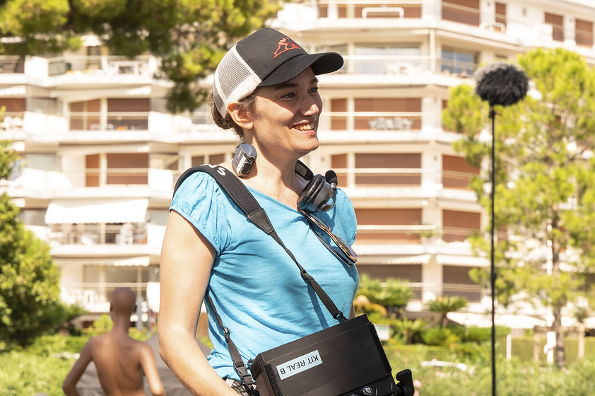 Coralie Fargeat en La Sustancia (Rodaje)