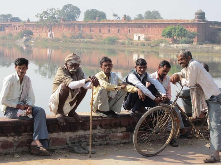 Imagen de Anochece en la India