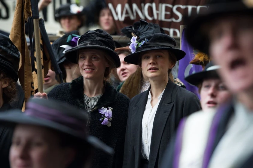 Anne-Marie Duff y Carey Mulligan en sufragistas