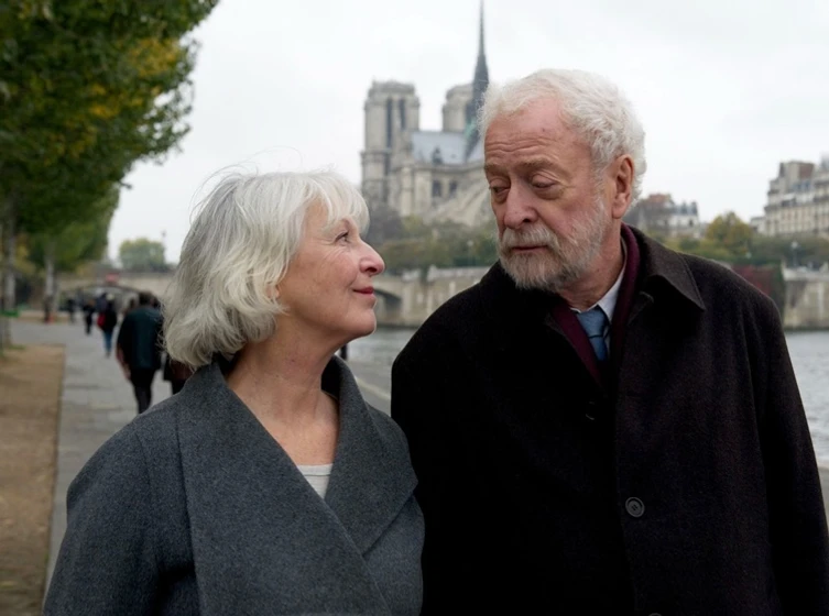 Michael Caine y Jane Alexander en Mi Amigo Mr. Morgan