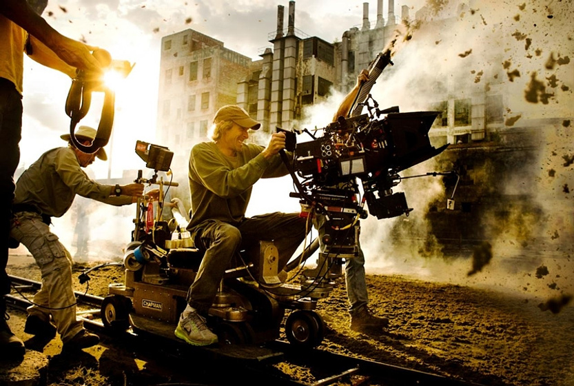 Michael Bay en Transformers: La Era de la Extinción