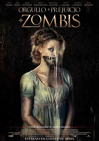 Imagen de Orgullo + prejuicio + zombies (Cartel zombi español)