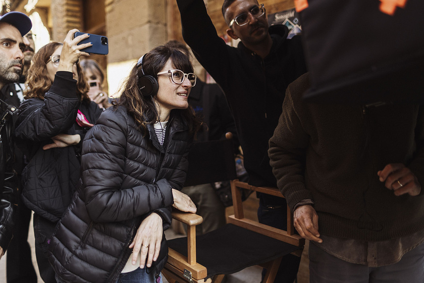 Susan Bejar en Un Lío de Millones (Rodaje)