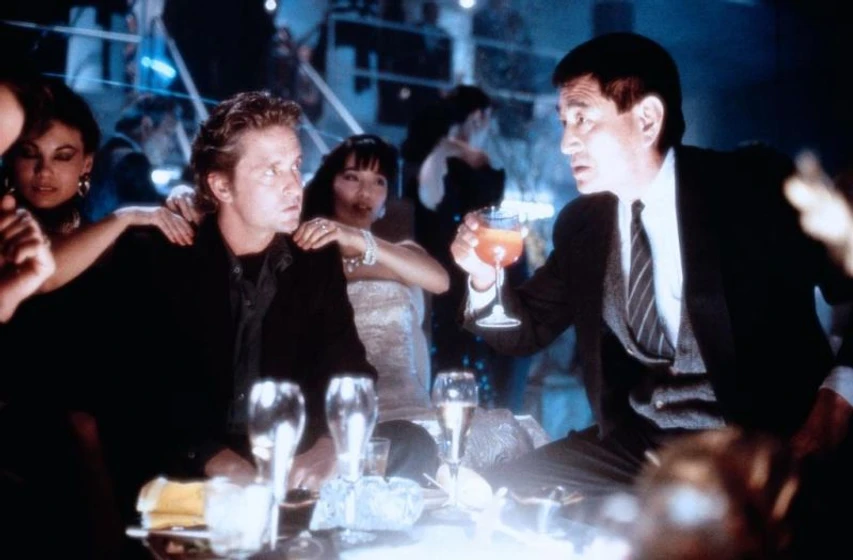 Michael Douglas y Ken Takakura en black-rain