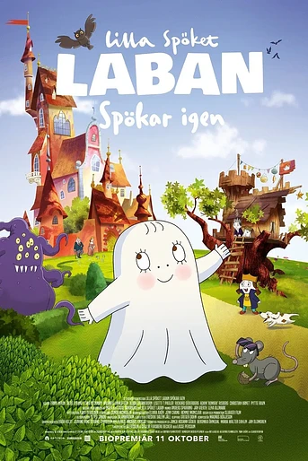 Poster de Lilla spöket Laban spökar igen