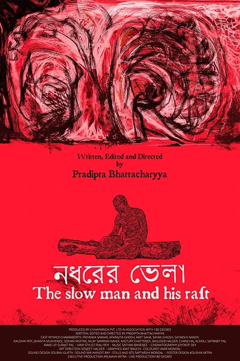 Poster de The Slow Man and his raft