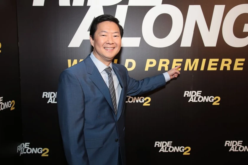 Ken Jeong en infiltrados-en-miami (Premiere en Miami. Abril 2016)