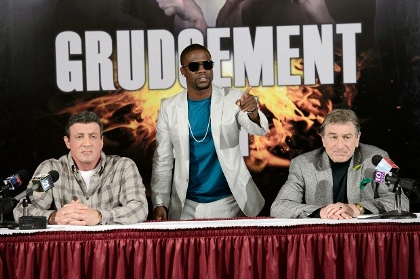 Robert De Niro, Sylvester Stallone y Kevin Hart en La Gran Revancha