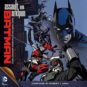 Carátula de la banda de sonido de Batman: Assault on Arkham