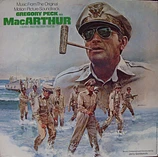 Carátula de la banda de sonido de MacArthur, el general rebelde