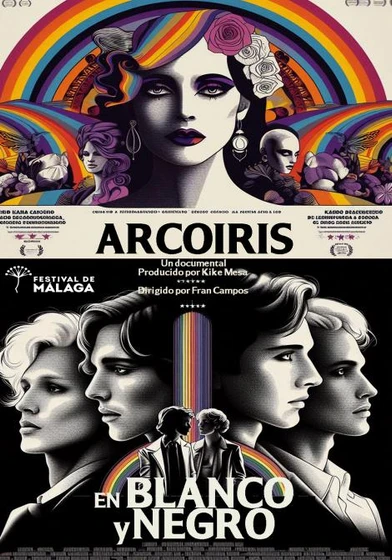 Imagen de arcoiris-en-blanco-y-negro (Cartel)
