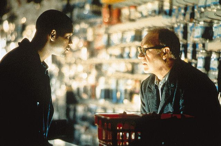 Gene Hackman y Will Smith en Enemigo Público