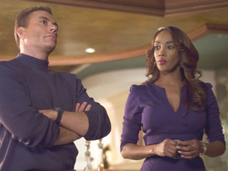 Jean-Claude Van Damme y Vivica A. Fox en the-hard-corps