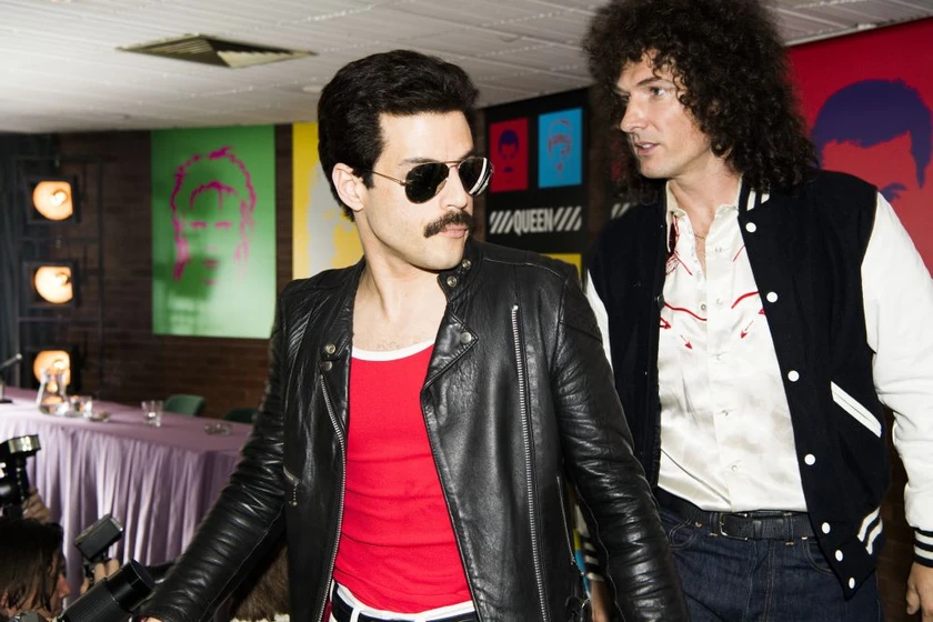 Rami Malek y Gwilym Lee en bohemian-rhapsody