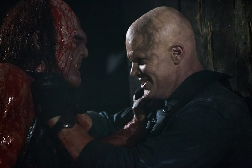 Kane Hodder y Derek Mears en Hatchet III