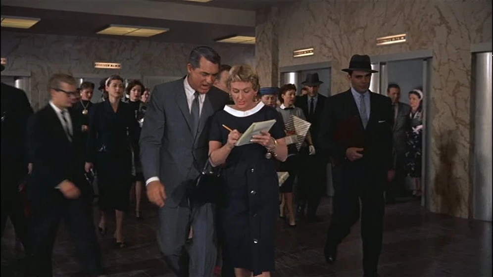 Cary Grant en Con la muerte en los talones