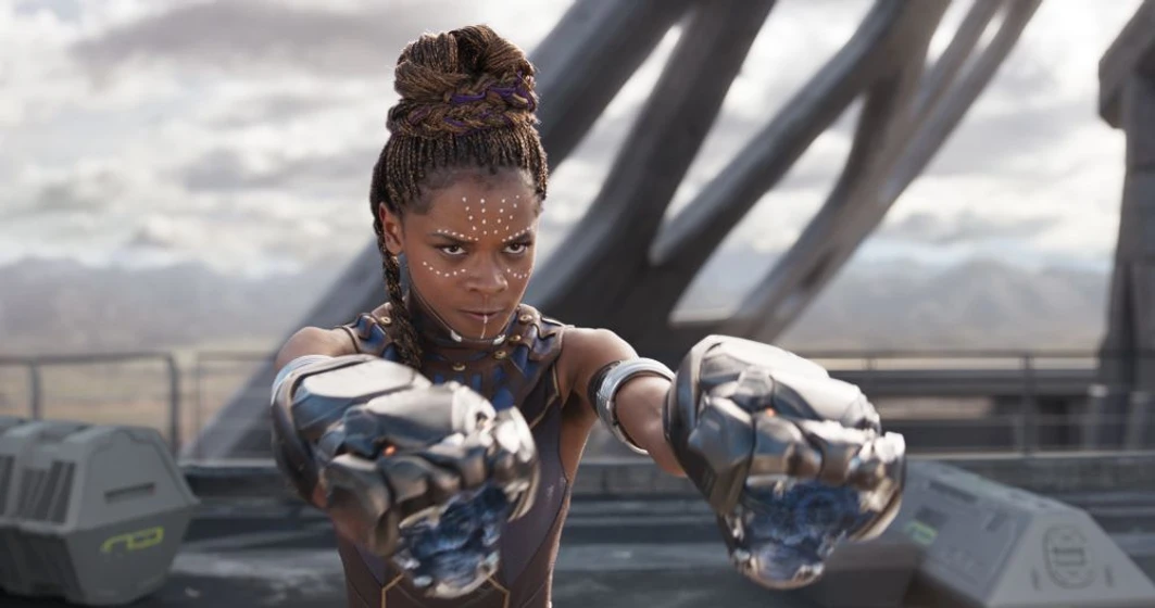 Letitia Wright en black-panther