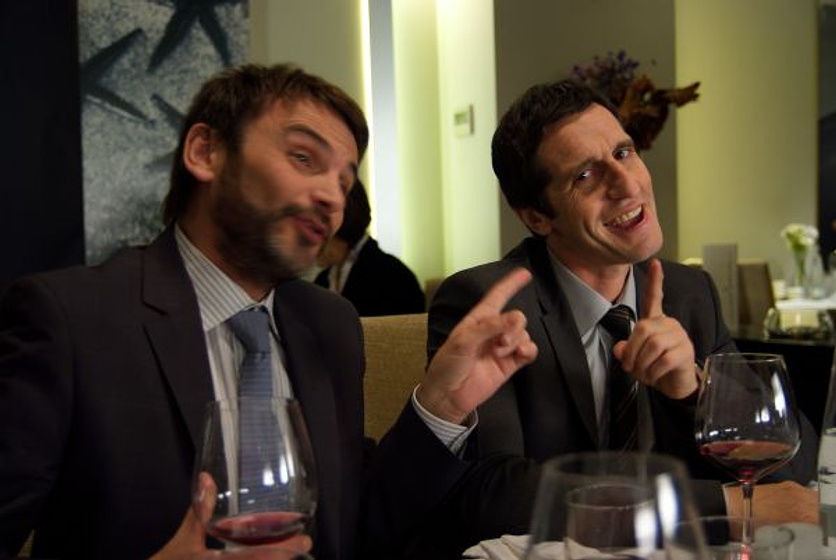 Fernando Tejero y Diego Peretti en En Fuera de juego