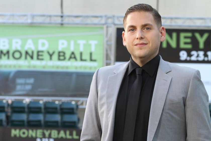 Jonah Hill en Moneyball. Rompiendo las reglas (Premiere en Oakland. Septiembre 2011)