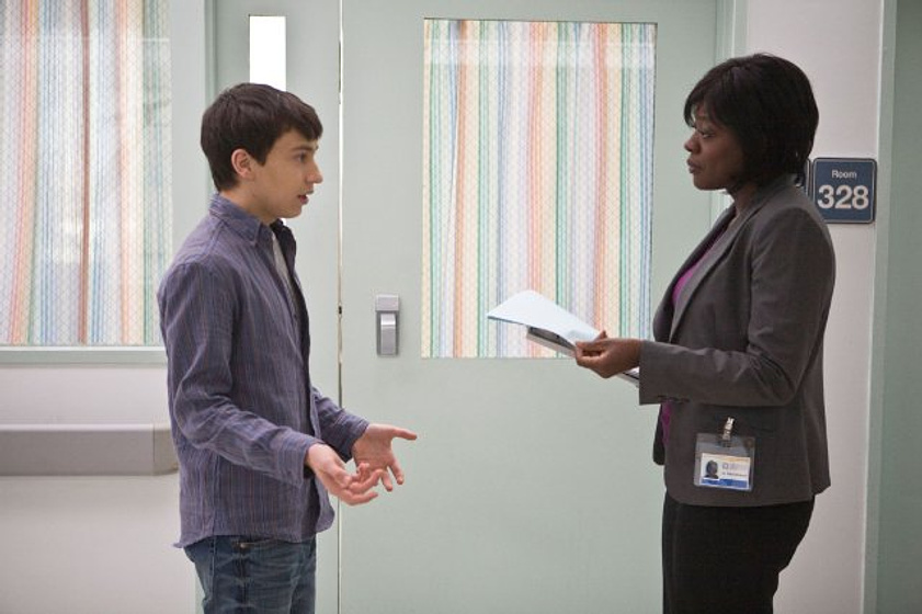 Viola Davis y Keir Gilchrist en It's Kind of a Funny Story