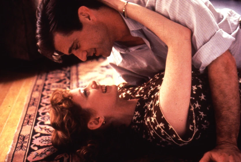 Mel Gibson y Isabel Glasser en eternamente-joven