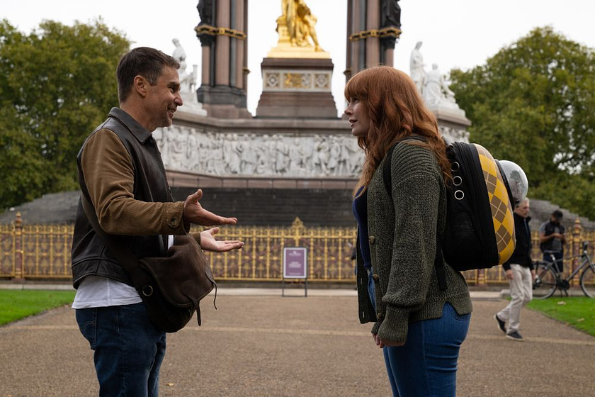 Sam Rockwell y Bryce Dallas Howard en Argylle