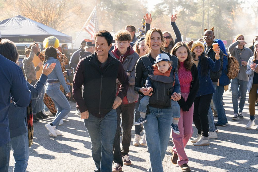 Mark Wahlberg, Michelle Monaghan, Zoe Margaret Colletti y Van Crosby en Plan en Familia