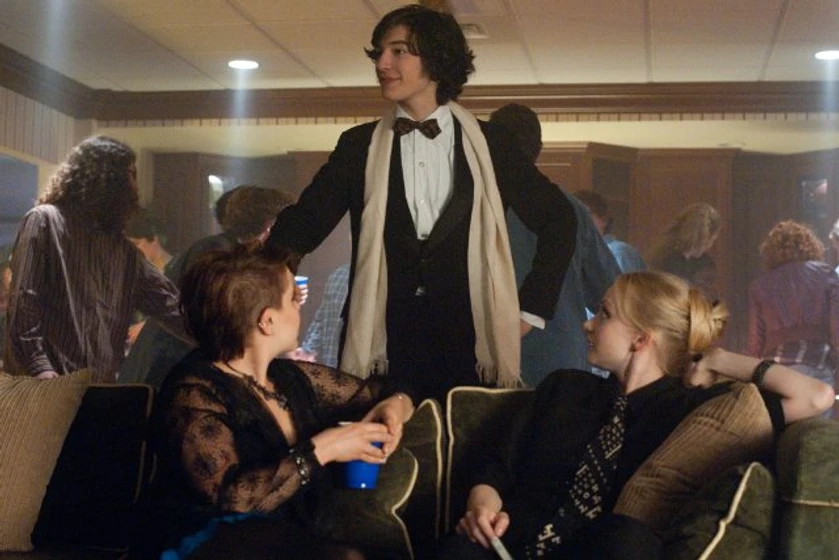 Mae Whitman, Ezra Miller y Erin Wilhelmi en Las Ventajas de Ser un Marginado
