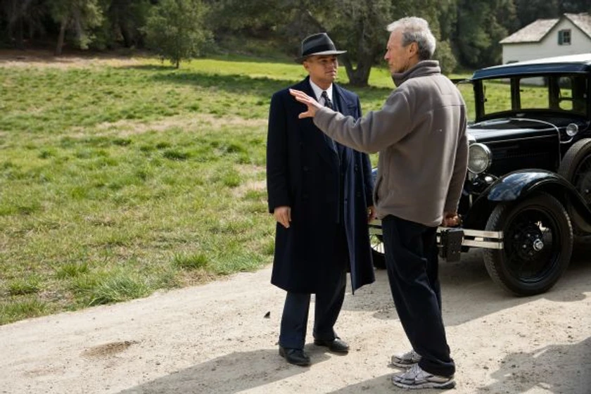 Clint Eastwood y Leonardo DiCaprio en j-edgar