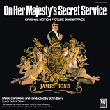 Carátula de la banda de sonido de 007 Al Servicio de su Majestad