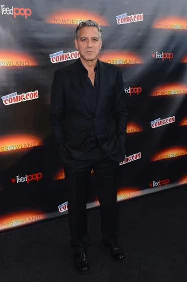 George Clooney en Tomorrowland (Comic Con 2015)